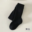 【橘魔法】加絨純柔和色單直條褲襪(連褲襪 大童 褲襪 襪子 內搭褲 厚 刷毛 厚款 女童 兒童 童裝 保暖)
