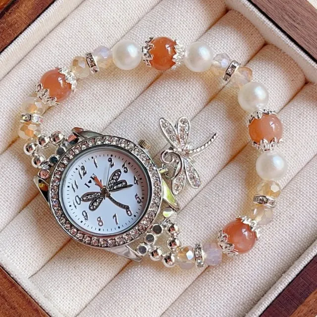 【勝弘珠寶】巴西天然多寶石手錶手鍊(水晶錶手鍊)