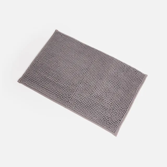 【特力屋】Home Zone 極吸水雪尼爾踏墊 太空灰 60x40cm