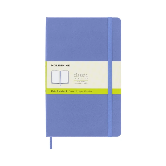 【MOLESKINE】經典硬殼空白L型筆記本- 粉藍(筆記本)