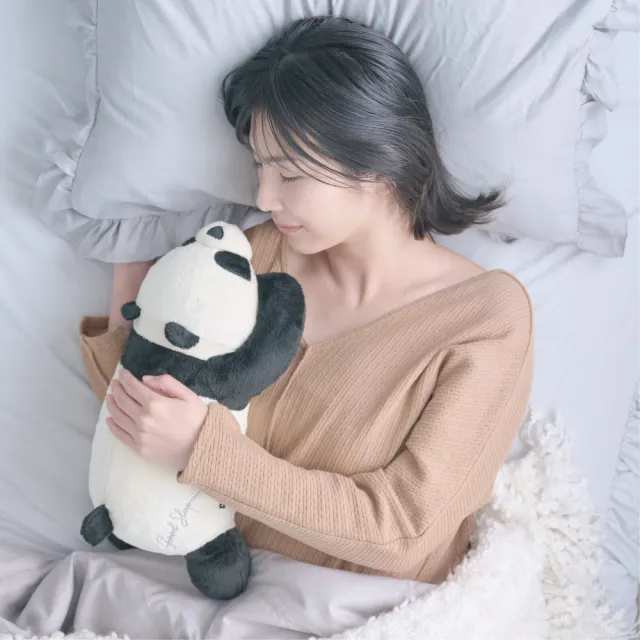【ATEX】官方旗艦館 Lourdes 晚安熊睡眠抱枕-小款AX-BT807(呼吸感/助眠/抱枕/午睡枕)