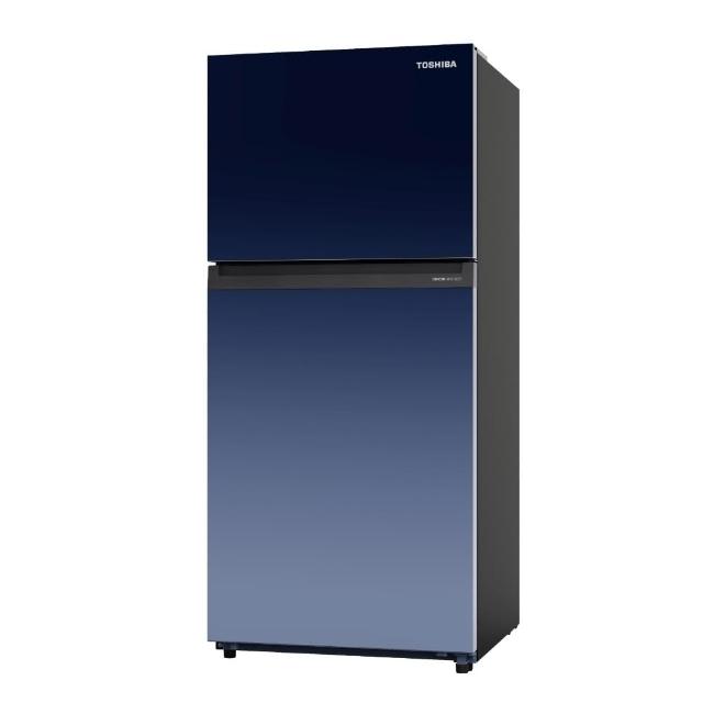 【TOSHIBA 東芝】519公升無邊框玻璃IOT雙門變頻冰箱漸層藍(GR-RT666WI-PGT(GG))