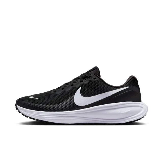 【NIKE 耐吉】運動鞋 跑步鞋 女鞋 W NIKE REVOLUTION 8 跑鞋 緩震 透氣 黑(HJ8485001)
