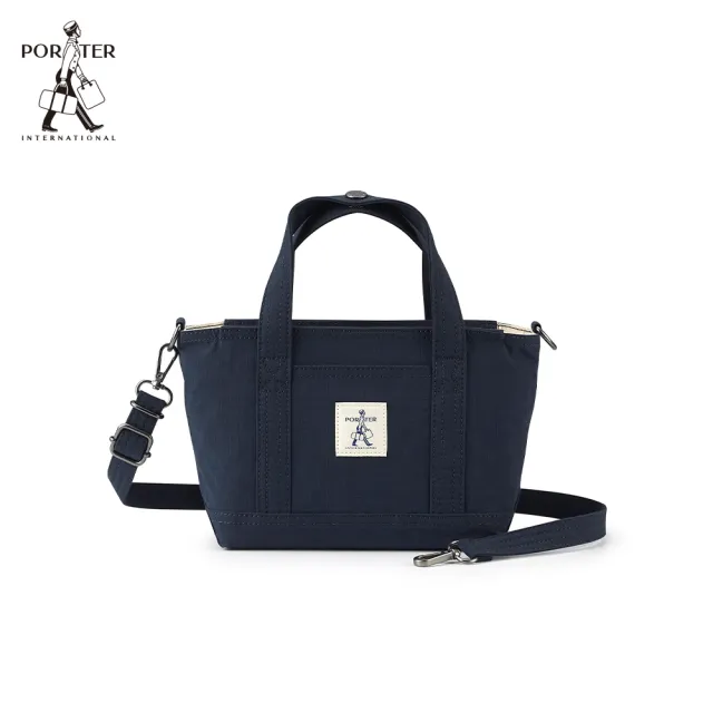 【PORTER INTERNATIONAL】輕盈靈巧NIMBLE手提包-S(深藍)