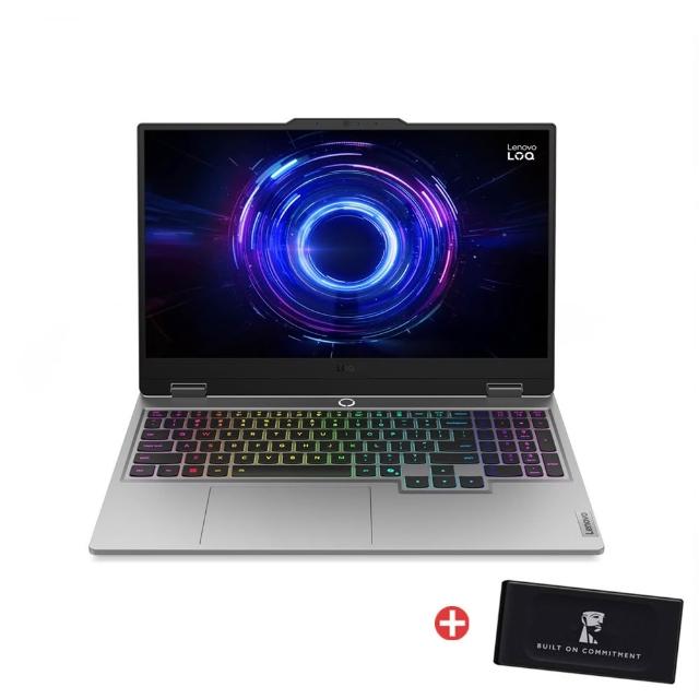 【Lenovo】外接1TB SSD組★15.6吋i5 RTX5050電競筆電(LOQ/83JE00K8TW/i5-13450HX/12G/512G/RTX5050/W11/灰)