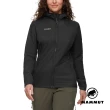 【Mammut 長毛象】Rime Light IN Hybrid Hooded Jkt W 輕量繩化纖連帽外套 黑色 女款 #1013-03970