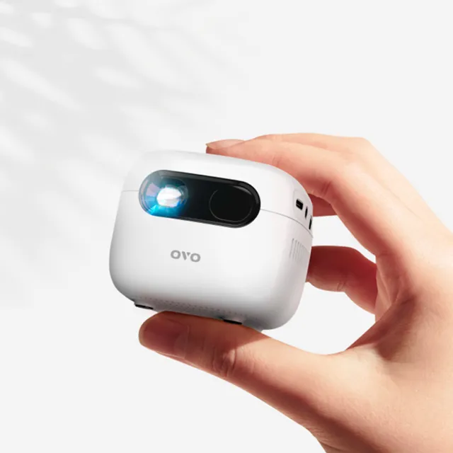 【OVO】小蘋果智慧投影機 U1(PD快充 內建喇叭 百吋投影 露營/戶外/家用)