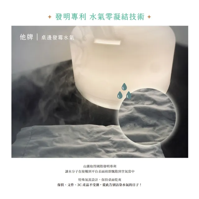 【ZenU Design 山霧】ZAD-02 富士山雲海香氛機(含 2ML植感香氛精油禮盒三入組)