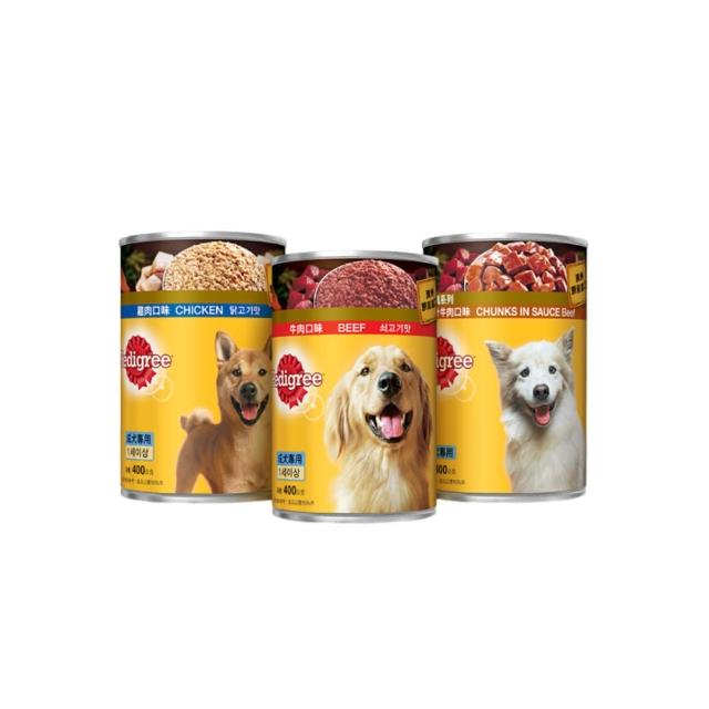 【Pedigree 寶路】成犬罐頭 400g*24入 寵物/狗罐頭/狗食