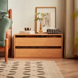 【hoi! 好好生活】Linsy創意疊疊樂雙抽櫃0.7M