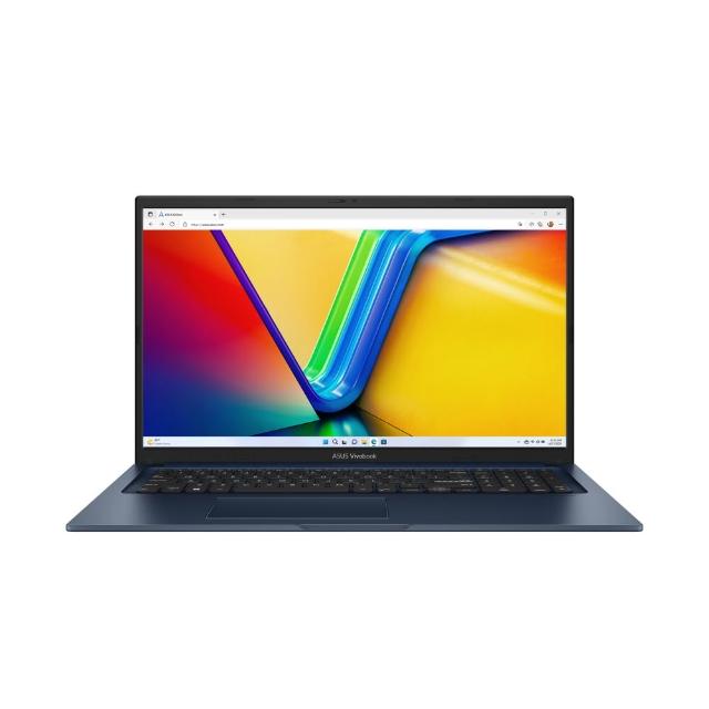 【ASUS 華碩】特仕版 17.3吋輕薄筆電(Vivobook 17 X1704VA/Core 5 120U/8G+8G/1TB SSD/Win11)