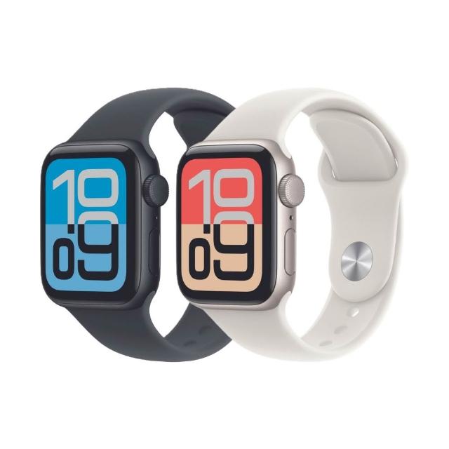【Apple】Apple Watch SE3 GPS + 行動網路 44mm(鋁金屬錶殼搭配運動型錶帶)
