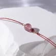【vacanza】祈願｜草莓晶．水晶純銀手鍊｜正緣．正能量