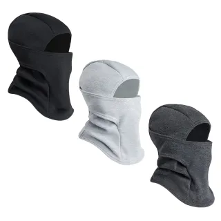【Nil】一體抓絨冬季保暖面罩 戶外騎行防風防寒套頭帽 360°護頸護臉擋風頭套帽子 圍脖口罩滑雪帽