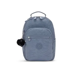 【KIPLING官方旗艦館】『首爾包』岩石藍機能手提後背包-SEOUL S