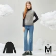 【MYVEGA 麥雪爾】MA微光澤立領壓紋百搭上衣-共三色(日系/女上衣/內搭衣/女長袖上衣)