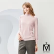 【MYVEGA 麥雪爾】MA微光澤立領壓紋百搭上衣-共三色(日系/女上衣/內搭衣/女長袖上衣)