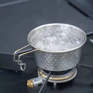 【OWL CAMP】不鏽鋼錘紋雪拉碗 銀(雪拉碗 露營碗 雪拉杯 碗 不鏽鋼碗 單人碗 露營 逐露天下)