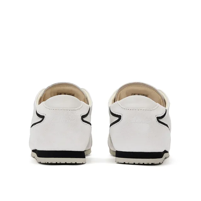 【Clarks】女鞋 Craft Deer. 輕盈透氣薄底休閒鞋 運動鞋 小白鞋(CLF85224C)