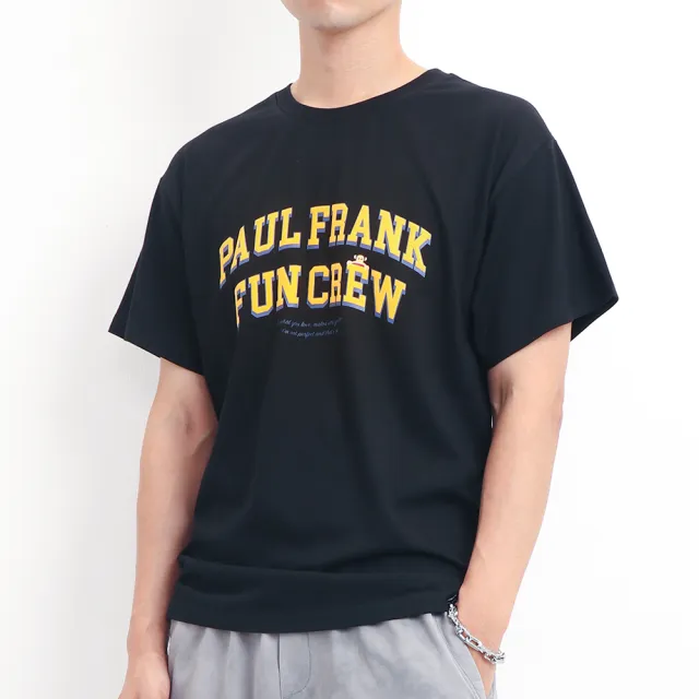 【Paul Frank 大嘴猴】官方直營 男女同款 LOGO字母 印花短袖T(共三色)