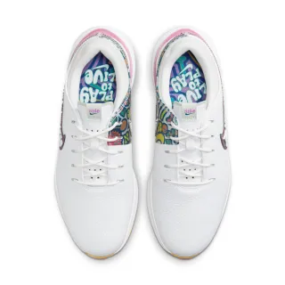 【NIKE GOLF】Nike Victory Tour 4 高爾夫鞋 寬-HM6542-102(白色/玫瑰金色)