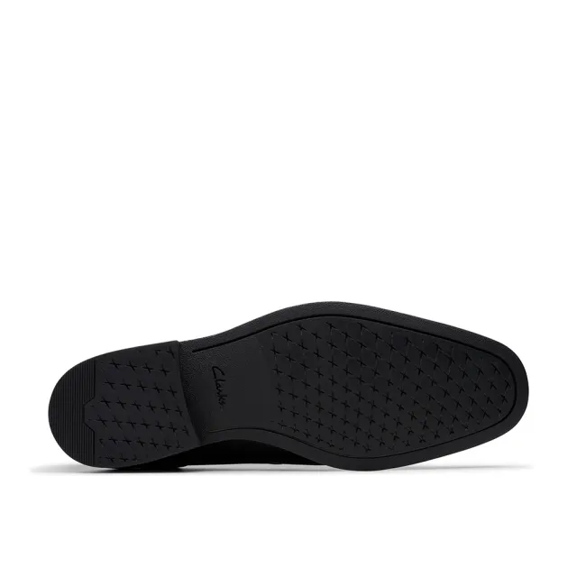 【Clarks】男鞋 Paulton Lace 寬楦素面德比紳士鞋 皮鞋(CLM83395D)