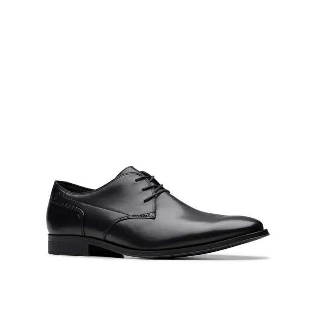 【Clarks】男鞋 Paulton Lace 寬楦素面德比紳士鞋 皮鞋(CLM83395D)