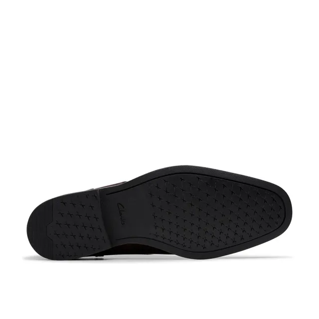 【Clarks】男鞋 Paulton Lace 寬楦素面德比紳士鞋 皮鞋(CLM83397D)