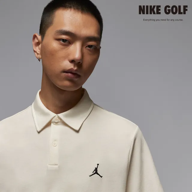 【NIKE GOLF】Jordan Sport男款 Dri-FIT 高爾夫球衫-HQ8689-133(帆白色)