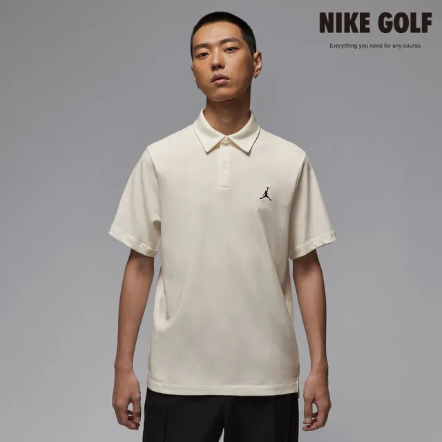 【NIKE GOLF】Jordan Sport男款 Dri-FIT 高爾夫球衫-HQ8689-133(帆白色)