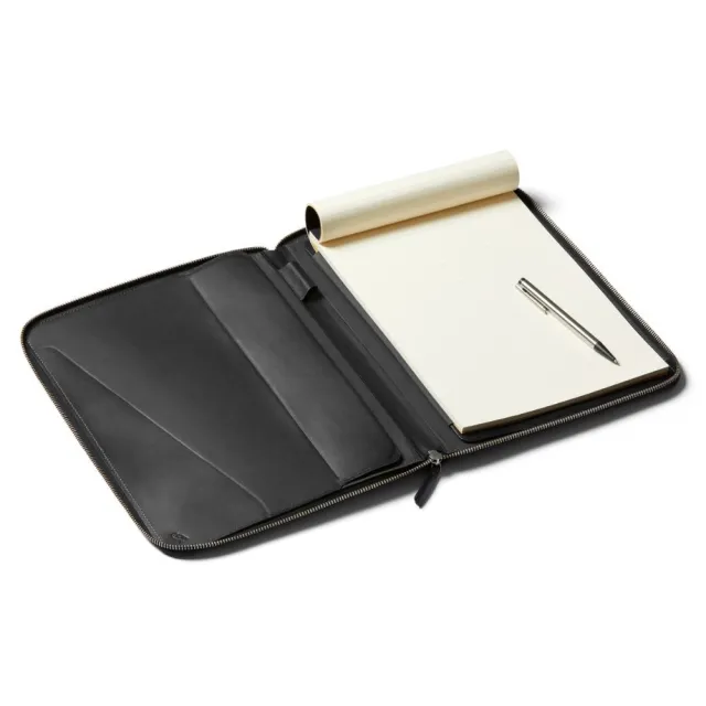 【Bellroy】官方直營 Work Folio A4 真皮商務皮件夾(經典黑/機能性)