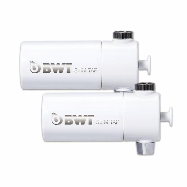 【BWT 德國倍世】SLIM TAP 廚房家用龍頭濾水器 + 2入芯(廚衛淨水器 共3入芯)