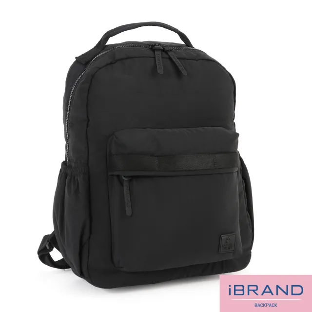 【iBrand】雙11 輕柔SOFT簡約口袋後背包 輕量防潑水尼龍(多色任選)