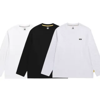 【國家地理服飾官方旗艦】男女同款NEODY 小 LOGO 基本款長袖上衣(3色可選/經典百搭單品)