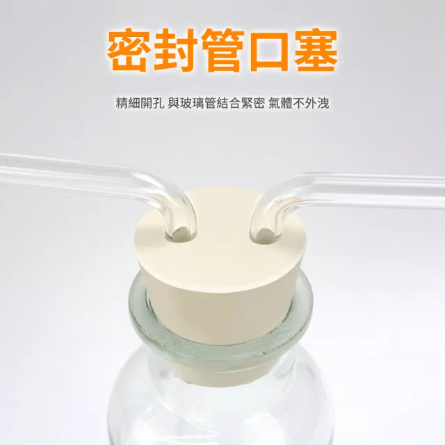 【工具達人】抽氣過濾瓶 洗氣瓶 氣體洗瓶 玻璃瓶 實驗用品 萬能瓶 250ml 化學實驗器材(190-GWB250)
