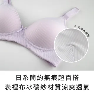【玉如阿姨】3件組- 沁夏輕盈Q彈內衣 3色任選★0646(無痕 無鋼圈 服貼 內搭 孕媽咪 運動 台灣製)