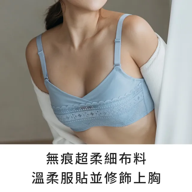 【玉如阿姨】純真無畏內衣※S210寶寶藍(B.C罩 小胸 不簍空 小可愛 台灣製)