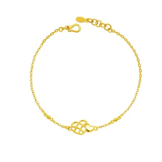 【今生金飾】甜心派手鍊(黃金手鍊)