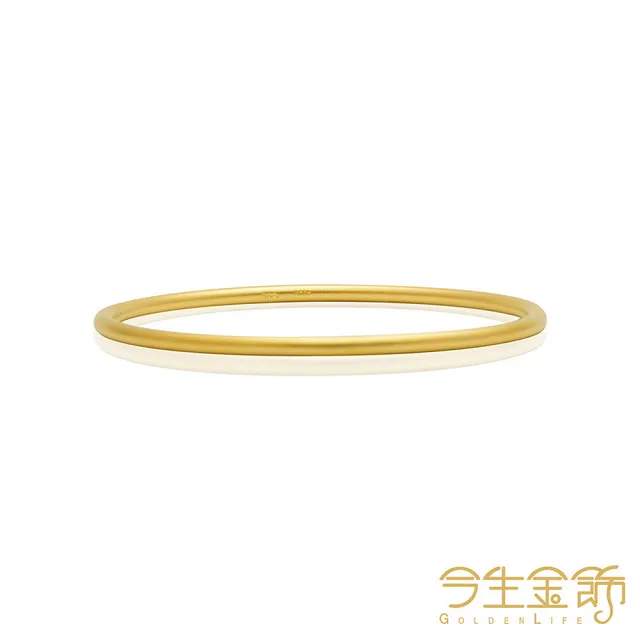 【今生金飾】古法金實心手鐲(黃金手鐲)