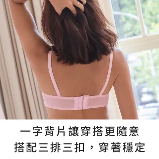 【玉如阿姨】粉戀深影內衣※S197紫(B.C罩 小胸 提托 爆乳 撞色 台灣製)
