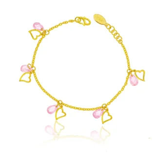 【今生金飾】濃情詩篇手鍊(黃金手鍊)