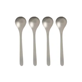 【IUSE】日本製 柳宗理 茶匙-四入(不鏽鋼材質打造的質感餐具)