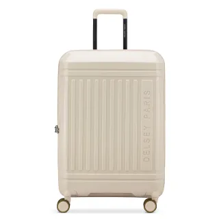 【DELSEY 法國大使】LUTECE-24吋旅行箱-浮島米 00280082017(專利雙層防盜拉鍊設計)