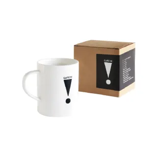【CAFE!N 硬咖啡】手工白瓷馬克杯M｜400ml
