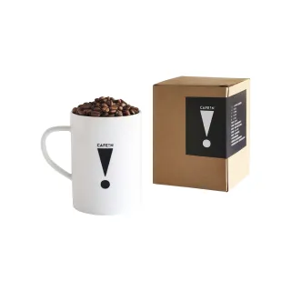 【CAFE!N 硬咖啡】手工白瓷馬克杯L｜500ml