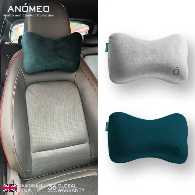 【ANOMEO】狗骨形 車用頭枕 高密度記憶棉(車用頭枕/靠枕/頭枕)