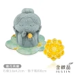 【金緻品】黃金擺件 祈福小石像 0.04錢(多選 水晶樹 貓咪 元寶 古錢 小金豆 月老 媽祖 石獅子 青砂石 迷你)