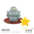 【金緻品】黃金擺件 祈福小石像 0.04錢(多選 水晶樹 貓咪 元寶 古錢 小金豆 月老 媽祖 石獅子 青砂石 迷你)