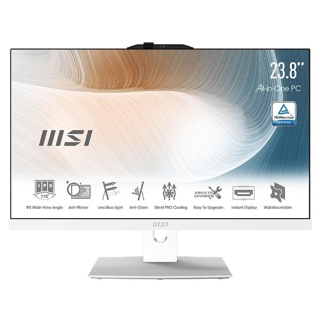 【MSI 微星】24型Core5十核液晶特仕電腦(Modern AM242TP 1M-1211TW-SP7/Core 5 120U/32G/2TB+1TB/W11P)