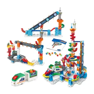 【Vtech】智能滾球積木建構軌道組 - 超級城市列車組(559900)